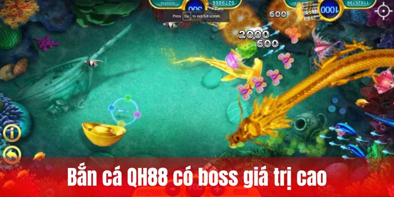 Bắn cá QH88 có boss giá trị cao